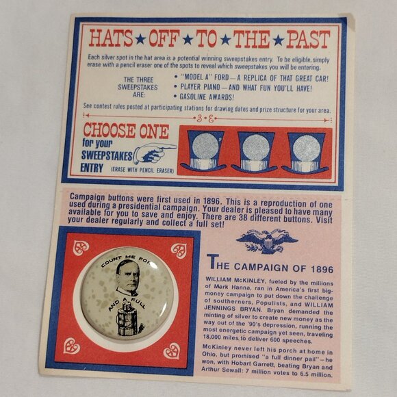 Hats Off To The Past - The Campaign of 1896 - Picture 3 of 5